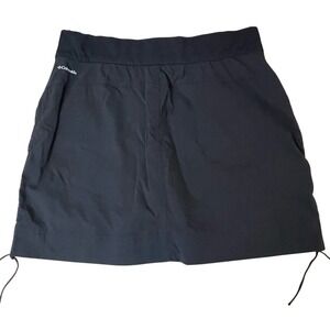 Columbia Omni-Shield Black Hiking Skort Womens Large Activewear Skirt Shorts